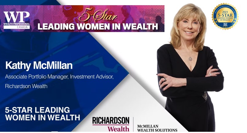 Wealth Professional 5 Star Leading Women in Wealth Kathy McMillan 2021